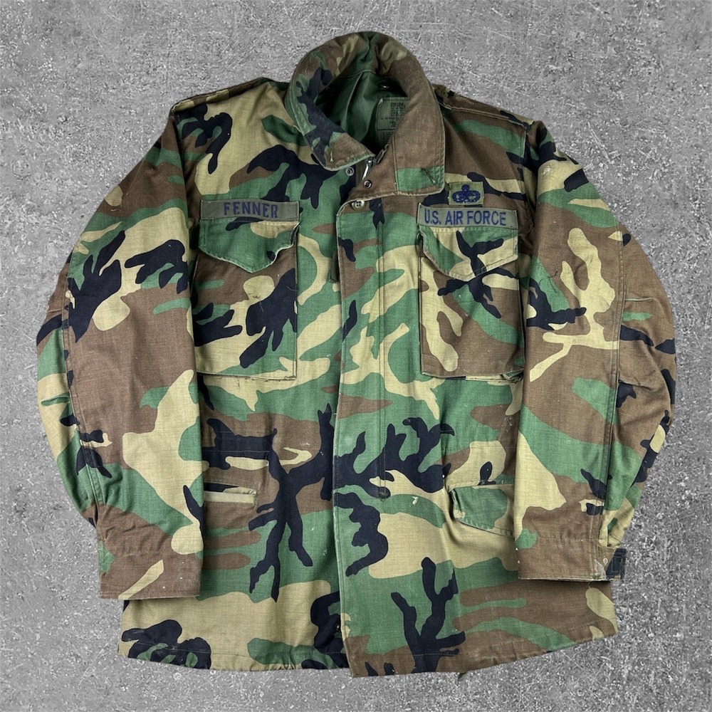 Golden Manufacturing M-65 Field Coat Mens Medium Regular Camo Air Force Jacket